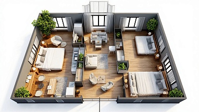 Функциональная планировка квартиры