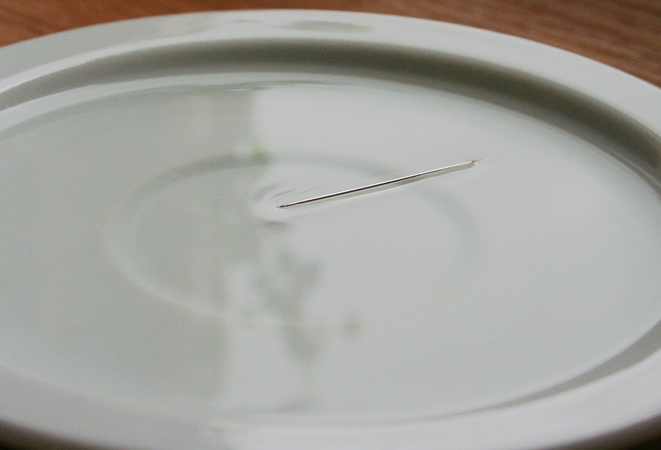 Иголка на воде